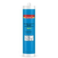 Scellant structurel en silicone neutre SANVO Weatherproof 751, norme JC/T 485, temps de prise en charge de 42 minutes, adhésif de construction
