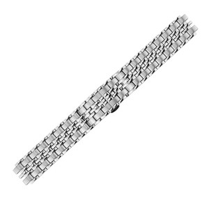 Bracelet de montre en acier inoxydable, bracelet de remplacement à maillons argentés pour un usage professionnel et décontracté - Product Image 3