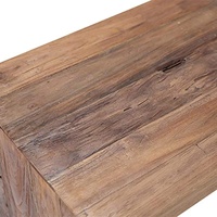 Console de couloir Chilton en bois recyclé au design rustique, meubles de salon
