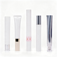 Tube cosmétique en plastique souple vide biodégradable PCR PCL pour l'emballage de crème à vendre