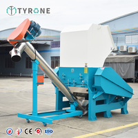 Machine de broyage de déchets plastiques, broyeur de plastique pour film / sac / bouteille en PE PP