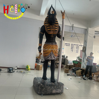 Sculpture gonflable d'Anubis de statue gonflable d'art ancien égyptien extérieur personnalisé