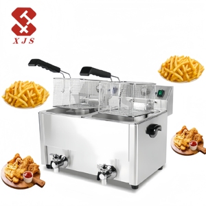 <span class=keywords><strong>Friteuse</strong></span> <span class=keywords><strong>20</strong></span> <span class=keywords><strong>litres</strong></span> 2 canettes, <span class=keywords><strong>friteuse</strong></span> électrique commerciale pour restaurants, utilisée pour frire les aliments dans la cuisine - Product Image 1