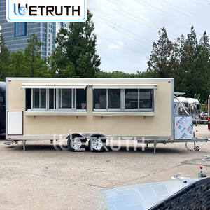 フードトラックフルキッチン付きモバイルフードトレーラーコーヒートラックアイスクリームカートホットドッグカートコンセッションフードユニット - Product Image 2