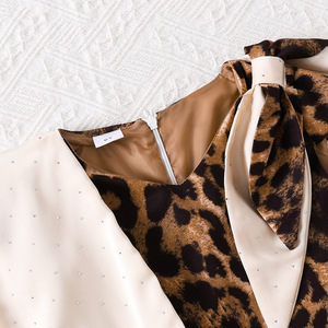 Abiti Estivi Senza Maniche per Bambina 2026 con Stampa Leopardata e Fiocco - Product Image 5