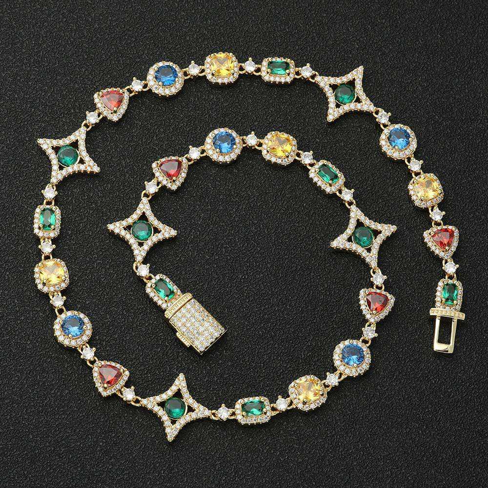 Gold - necklace 16 inches (length 40.64cm)