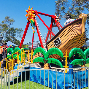 Commercial Mini <b>Pirate</b> <b>Ship</b> Rides Kids Mini <b>Pirate</b> <b>Ship</b> Rides 6-12 Seats for Carnival Funfair - Product Image 4