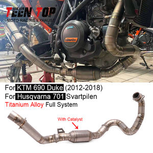 Coude d'échappement de moto TEENTOP Factory Hight Power Adventure pour <span class=keywords><strong>KTM</strong></span> <span class=keywords><strong>Duke</strong></span> <span class=keywords><strong>690</strong></span>/ 701 Svartpilen en alliage de titane - Product Image 6