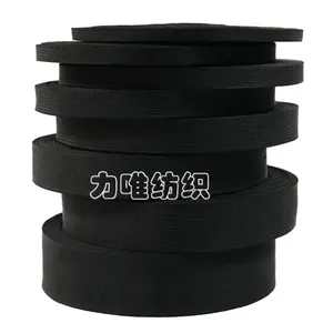 Latest PP webbing black Recycled polypropylene tapes stocks colorful Durable polyester luggage bags belt straps