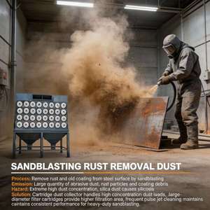 Nouveau dépoussiéreur à jet pulsé avec une efficacité de 99,99 % pour la fabrication métallique et les systèmes de collecte de poussière industrielle - Product Image 5