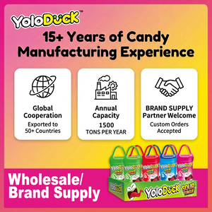 <span class=keywords><strong>Bonbons</strong></span> gélifiés halal aux saveurs de fruits naturels Yoloduck, <span class=keywords><strong>bonbons</strong></span> gélifiés lyophilisés, vente en gros - Product Image 3