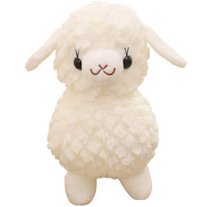Venta Directa de Fábrica, Muñeco de Peluche de Oveja Pequeña, Simulación de <span class=keywords><strong>Alpaca</strong></span>, Juguete de Peluche, Regalo de Cumpleaños, Juguetes OEM Personalizados, Muñeco de Cordero - Product Image 1