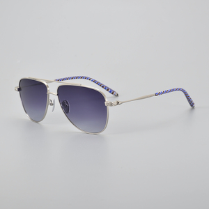 Ch8231 2024 Nieuwe Y 2K Oculairs Zonnebril Vrouwen Hoge Kwaliteit Titanium Piloot Bruin Zwart Blauw Lens Punk Mens Designer Zonnebril - Product Image 3