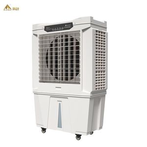 พัดลมไอเย็นแบบระเหย 120W พกพาได้ สำหรับอุตสาหกรรม เสียงเบา 3 ระดับความเร็ว ตั้งพื้น วัสดุพลาสติก - Product Image 1