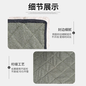 Dog <b>Bed</b> Fiber <b>Pad</b> Rectangle Washable Four Seasons Pet <b>Bed</b> For Dog - Product Image 4