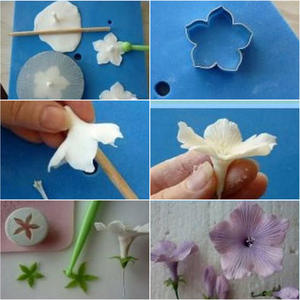 Acier inoxydable 3 Pcs/Set Morning Glory Petal Cookie Cutter Flower Fondant Cutter - Product Image 3