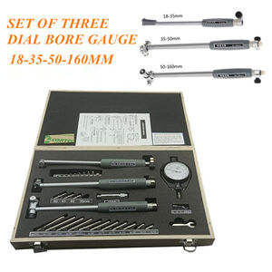 Thiết lập của ba quay số khoan đo 0.7-6 "<span class=keywords><strong>Bore</strong></span> <span class=keywords><strong>Gauge</strong></span> Rod 18-35-50-160mm mở rộng khoan <span class=keywords><strong>Gauge</strong></span> Rod - Product Image 2