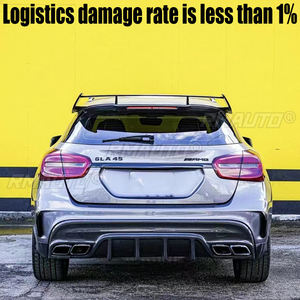 Alerón trasero de plástico ABS para maletero de coche, para <span class=keywords><strong>Mercedes</strong></span> GLA X156 GLA45 AMG GLA200 GLA220 <span class=keywords><strong>GLA250</strong></span> GLA260 2014-2017 - Product Image 2