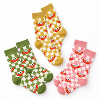 Chaussettes personnalisées en tricot doux, ajoutez votre logo, motif personnalisé, choix de couleurs, chaussettes mi-mollet personnalisées pour les cadeaux et événements d'équipe