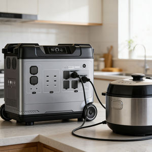 Generatore UPS Personalizzato 5000W/6000W LiFePO4, Stazione di Energia Solare Portatile MPPT 19KWh, Onda Sinusoidale Pura con Presa Accendisigari - Product Image 4