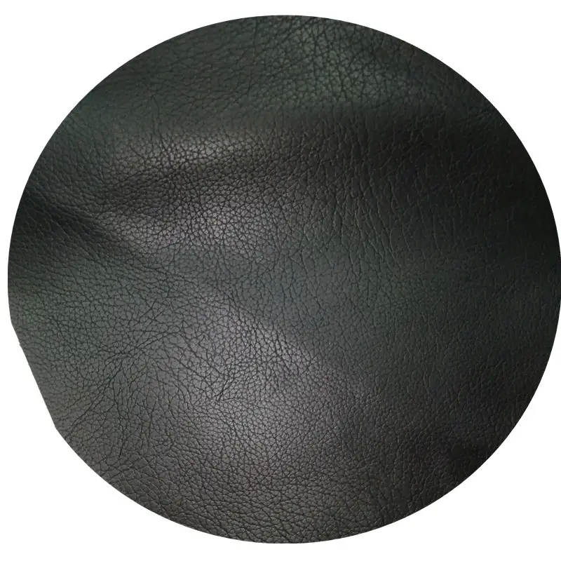 Мягкая и экологически чистая искусственная кожа для одежды, толщина 0,6, черного цвета, с сертификатом OEKO Tex
