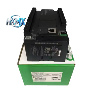 Contrôleur logique programmable (PLC) TM221CE40R TM221CE40T TM221CE40K avec 40 points d'E/S, sortie relais, communication Ethernet pour l'industrie - Product Image 1