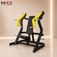 Machine de musculation inclinée en acier MRD à charge par plaques, réglable pour l'entraînement des pectoraux et des épaules, équipement de musculation professionnel pour salle de sport