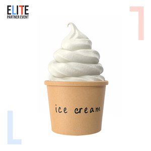 Contenitori Monouso LOKYO per Dessert, Yogurt e <span class=keywords><strong>Gelato</strong></span>, Coppette di Carta per <span class=keywords><strong>Gelato</strong></span> - Product Image 3