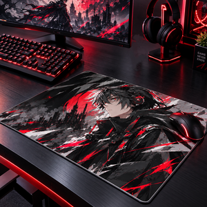 Alfombrilla de Ratón para Juegos de Vidrio Templado con Diseño de Anime, Fabricación ODM, Superficie de Alta Velocidad, Borde Redondo y Caja de Regalo - Product Image 2