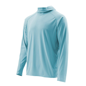 Chemise de pêche tropicale personnalisée, protection solaire extrême UPF50, séchage rapide, respirante, manches longues avec capuche et masque - Product Image 2