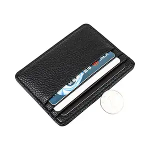 Wholesale Slim Practical PU Credit Card Holder Fashion Short Wallet for Men Women
