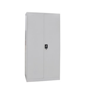 Armoire de bureau métallique moderne à 2 portes, mobilier préscolaire avec application pour salle de sport, pour le rangement à domicile et en cuisine ou l'utilisation au bureau - Product Image 1