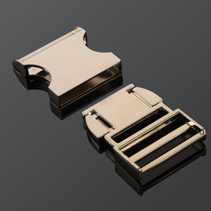 Metal Sliding Buckle 32mm Silver Durable For Bags Pet Leash <b>Webbing</b> Adjustment - Product Image 1