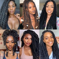 Extensions de cheveux humains 100 % naturels afro crépus en vrac, blonds, pour tresses au crochet, dreadlocks et torsades – Produits capillaires en gros