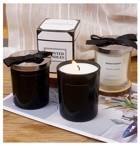 Velas <span class=keywords><strong>de</strong></span> Cera <span class=keywords><strong>de</strong></span> Soja Hechas a Mano en Frascos Negros <span class=keywords><strong>de</strong></span> Marca Privada - Aromáticas y Orgánicas para Días Festivos, Diwali, Pascua y Bares - Empaquetado en Caja <span class=keywords><strong>de</strong></span> Regalo - Product Image 5