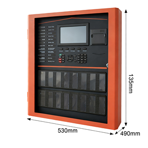 แผงควบคุมระบบแจ้งเหตุเพลิงไหม้แบบแอดเดรสเซเบิล TX7004 4 ลูป EN54 LPCB ระบบอัจฉริยะสำหรับโรงแรม โรงพยาบาล โรงงาน - Product Image 3