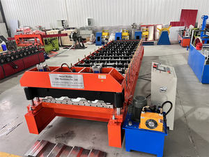 Rouleau de panneau en acier de haute qualité formant la machine pour le toit de voiture de conteneur faisant des composants de noyau de pompe en acier coloré - Product Image 6