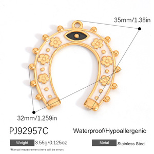 YML&Fashion Colgantes <span class=keywords><strong>de</strong></span> Medallón con Foto <span class=keywords><strong>de</strong></span> Gato y Corazón Floral Colorido, Chapados en Oro <span class=keywords><strong>de</strong></span> 18K, Dijes DIY, Joyería Hipoalergénica Impermeable - Product Image 6