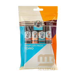 Rollo de lámina de impresión personalizada con cremallera, bolsa de almacenamiento para cigarros de tabaco, bolsa de Mylar, humidificador, preservación, paquete ZipBag <span class=keywords><strong>Boveda</strong></span> - Product Image 5