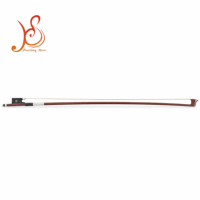 Archet de violon en bois de santal vert, poils de cheval blanc véritable, talon en ébène, tailles 4/4, 3/4, 1/2, accessoires pour violon