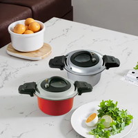 Ensemble de casseroles en acier inoxydable à basse pression de la marque YONGDA, best-seller, respectueux de l'environnement, avec couvercle pour cuisinières à gaz et à induction