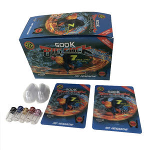 3D-Effekt Männer Verbesserung Flasche Karte verrücktes Nashorn 69 7 7 Kapsel Nashorn 69 7 Pillen Karte - Product Image 4