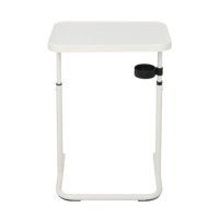 Petite table pliable moderne Table d'appoint étroite pour ordinateur portable Plateau TV réglable Table d'appoint de canapé pliant pour le salon