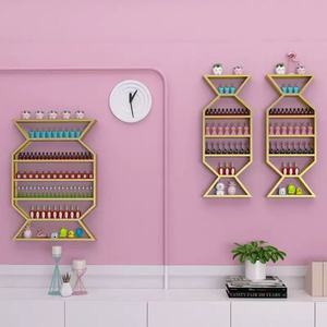 Iron <b>Nail</b> Polish Rack, <b>Wall</b>-mounted <b>Nail</b> Art Display Rack, Popular Gel Polish Display Rack, <b>Nail</b> Salon <b>Wall</b> Shelf - Product Image 4