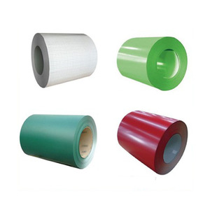 Bobines d'acier galvanisé prépeintes PPGI de haute qualité conformes à la norme ASTM, options de couleur vert <span class=keywords><strong>bleu</strong></span> RAL, services de découpe et de pliage - Product Image 1