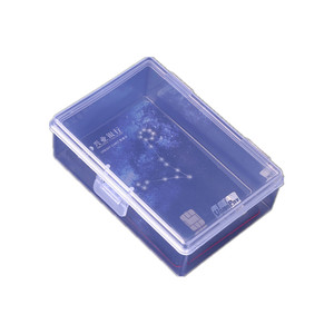 Transparent Rectangle Plastic Storage Box With Lid 9.7x6.6x3.2cm For Office Organizer General Packaging - Product Image 5