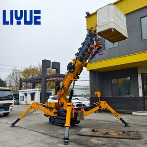 Tùy chỉnh miễn phí vận chuyển 1.5 tấn 3 tấn mini Spider loại cần cẩu đa chức năng di động cần cẩu bánh xích để bán - Product Image 1