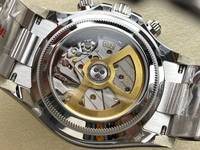 Montre de luxe avec bracelet ETA 20 mm, étanche, 40 mm, CFactory V2, acier inoxydable 904L, mouvement 4131, chronographe 1265-06, aiguilles bleu glace