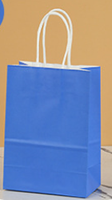 Sac cadeau en papier kraft imprimé sur mesure avec poignées, recyclable, pour bougies, artisanat et emballage cadeau