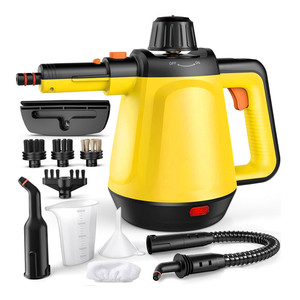 <span class=keywords><strong>Nettoyeur</strong></span> <span class=keywords><strong>vapeur</strong></span> pressurisé à <span class=keywords><strong>vapeur</strong></span> électrique portable 1350W pour la maison cuisine salle de bain voiture 9 pièces accessoires - Product Image 5